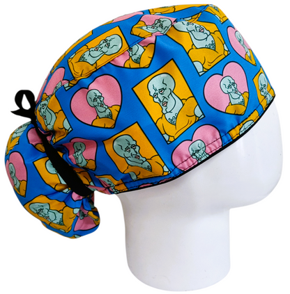 Gorro Quirúrgico Mujer y Portacarnet Calamardo Guapo - gorro antifluido para mujer Doctools - foto 2
