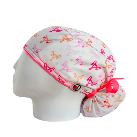 Gorro Quirúrgico Mujer y Portacarnet Ginecología Blanco - gorro antifluido para mujer Doctools - foto 1