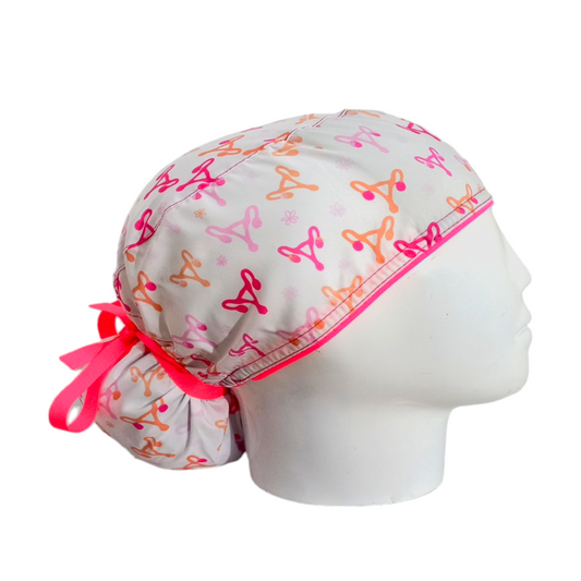 Gorro Quirúrgico Mujer y Portacarnet Ginecología Blanco - gorro antifluido para mujer Doctools - foto 2