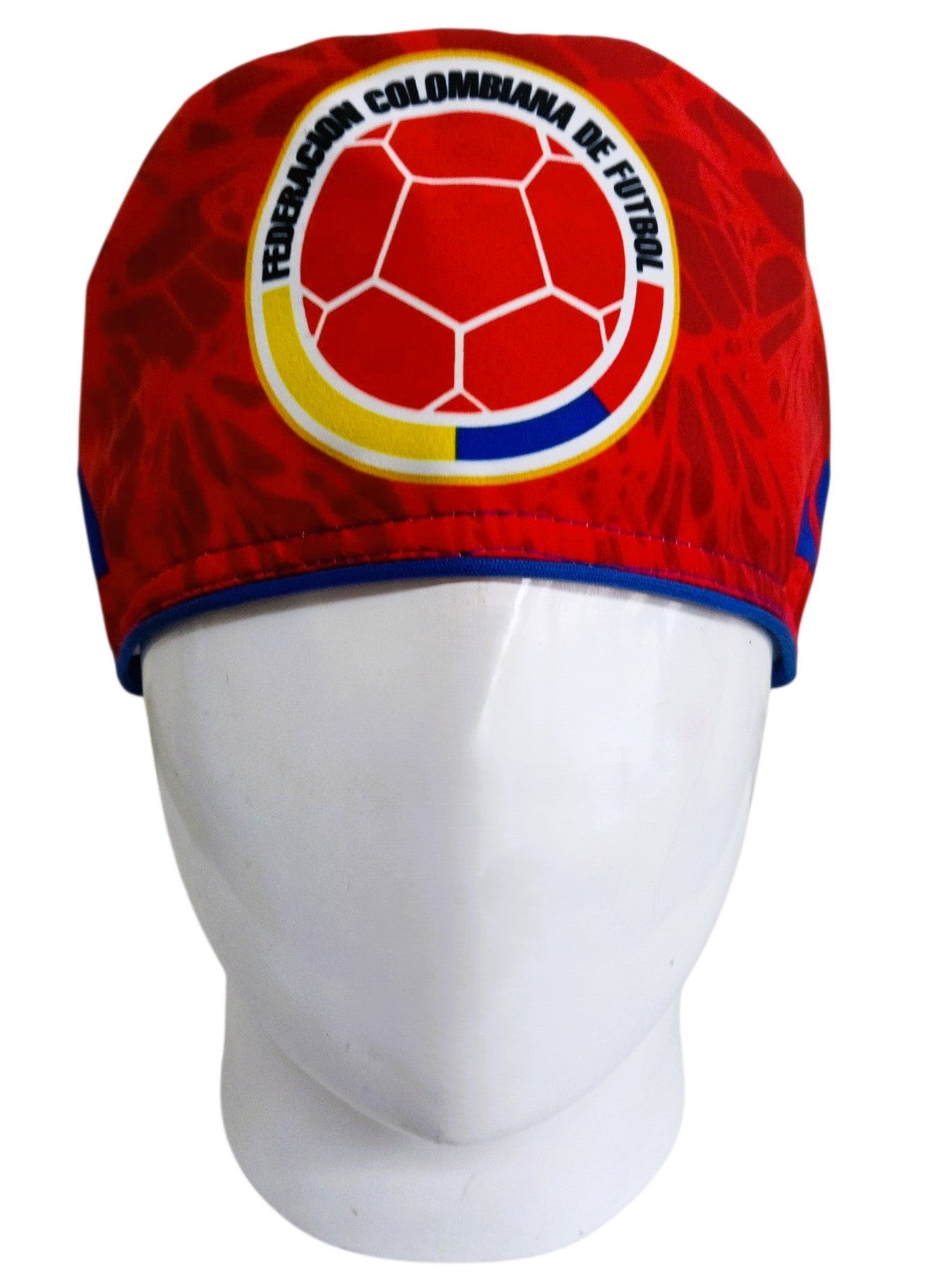 Gorro Quirúrgico Mujer y Portacarnet Selección Colombia Rojo - gorro antifluido para mujer Doctools - foto 3