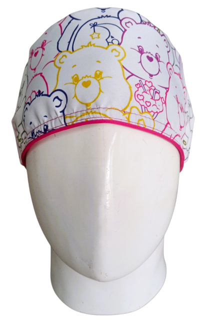 Gorro Quirúrgico Mujer y Portacarnet Ositos Siluetas - gorro antifluido para mujer Doctools - foto 3