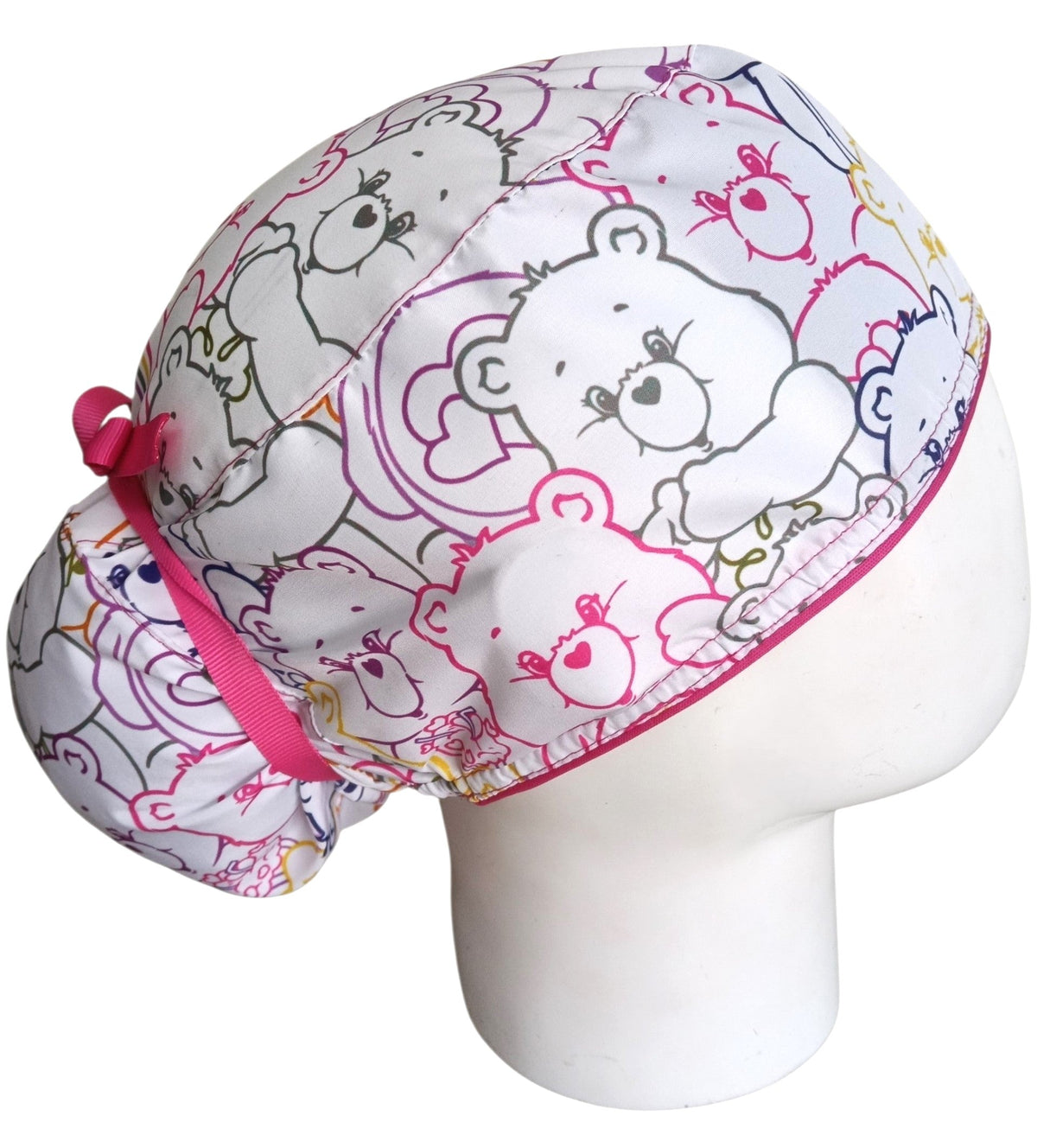 Gorro Quirúrgico Mujer y Portacarnet Ositos Siluetas - gorro antifluido para mujer Doctools - foto 2