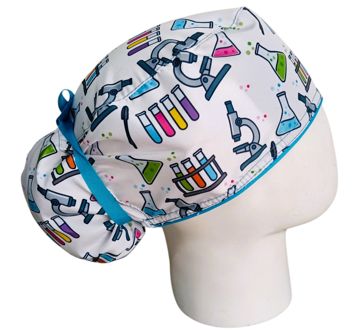 Gorro Quirúrgico Mujer y Portacarnet Laboratorio - gorro antifluido para mujer Doctools - foto 2