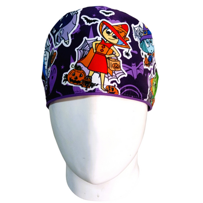 Gorro Quirúrgico Mujer y Portacarnet Intensamente Halloween - gorro antifluido para mujer Doctools - foto 3
