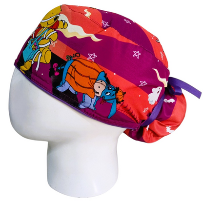 Gorro Quirúrgico Mujer y Portacarnet Winnie Pooh Halloween - gorro antifluido para mujer Doctools - foto 1