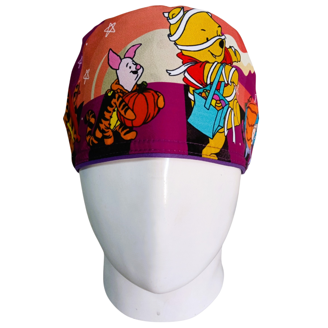 Gorro Quirúrgico Mujer y Portacarnet Winnie Pooh Halloween - gorro antifluido para mujer Doctools - foto 3