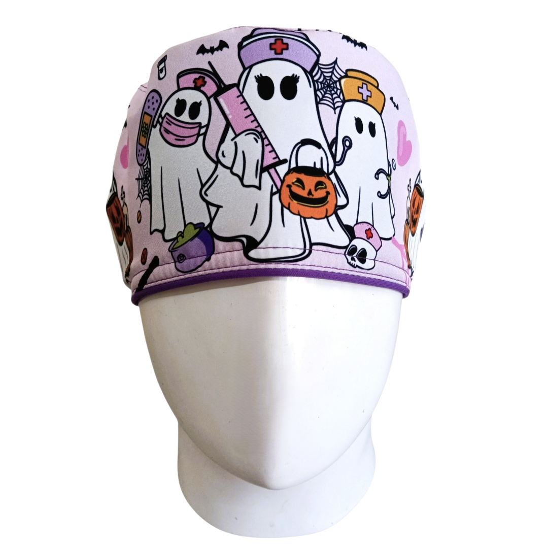 Gorro Quirúrgico Mujer y Portacarnet Enfermera Halloween - gorro antifluido para mujer Doctools - foto 3