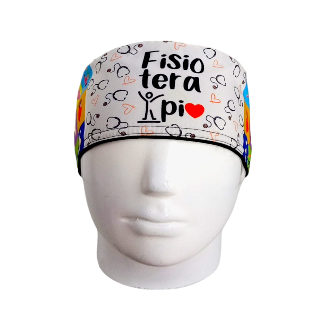 Gorro Quirúrgico Mujer y Portacarnet Fisioterapia - gorro antifluido para mujer Doctools - foto 3