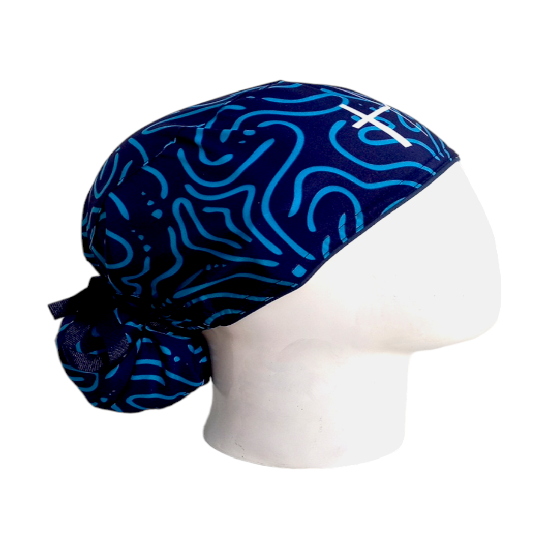 Gorro Quirúrgico Mujer y Portacarnet Fe Esperanza Amor - gorro antifluido para mujer Doctools - foto 2