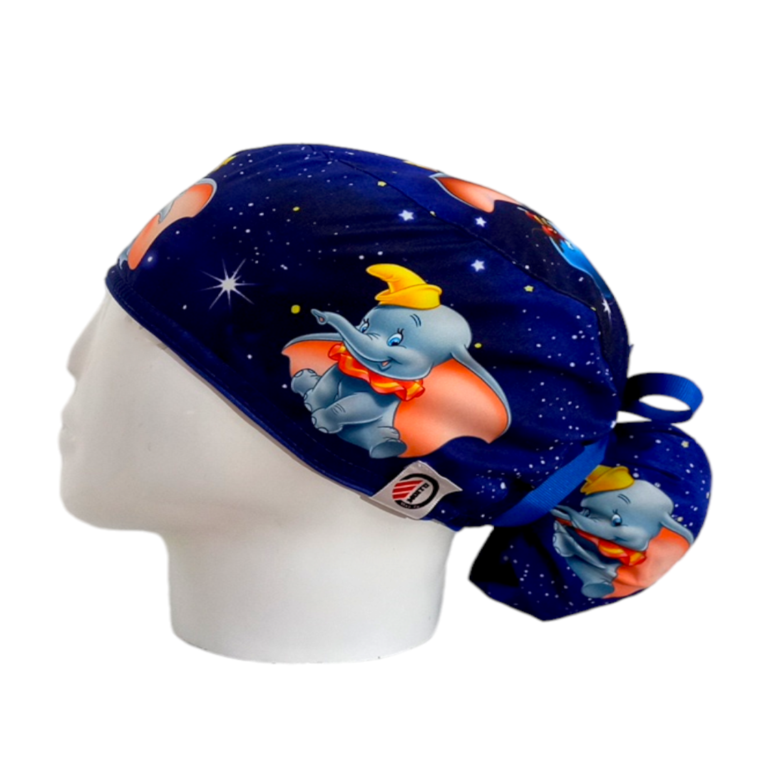 Gorro Quirúrgico Mujer y Portacarnet Dumbo - gorro antifluido para mujer Doctools - foto 1
