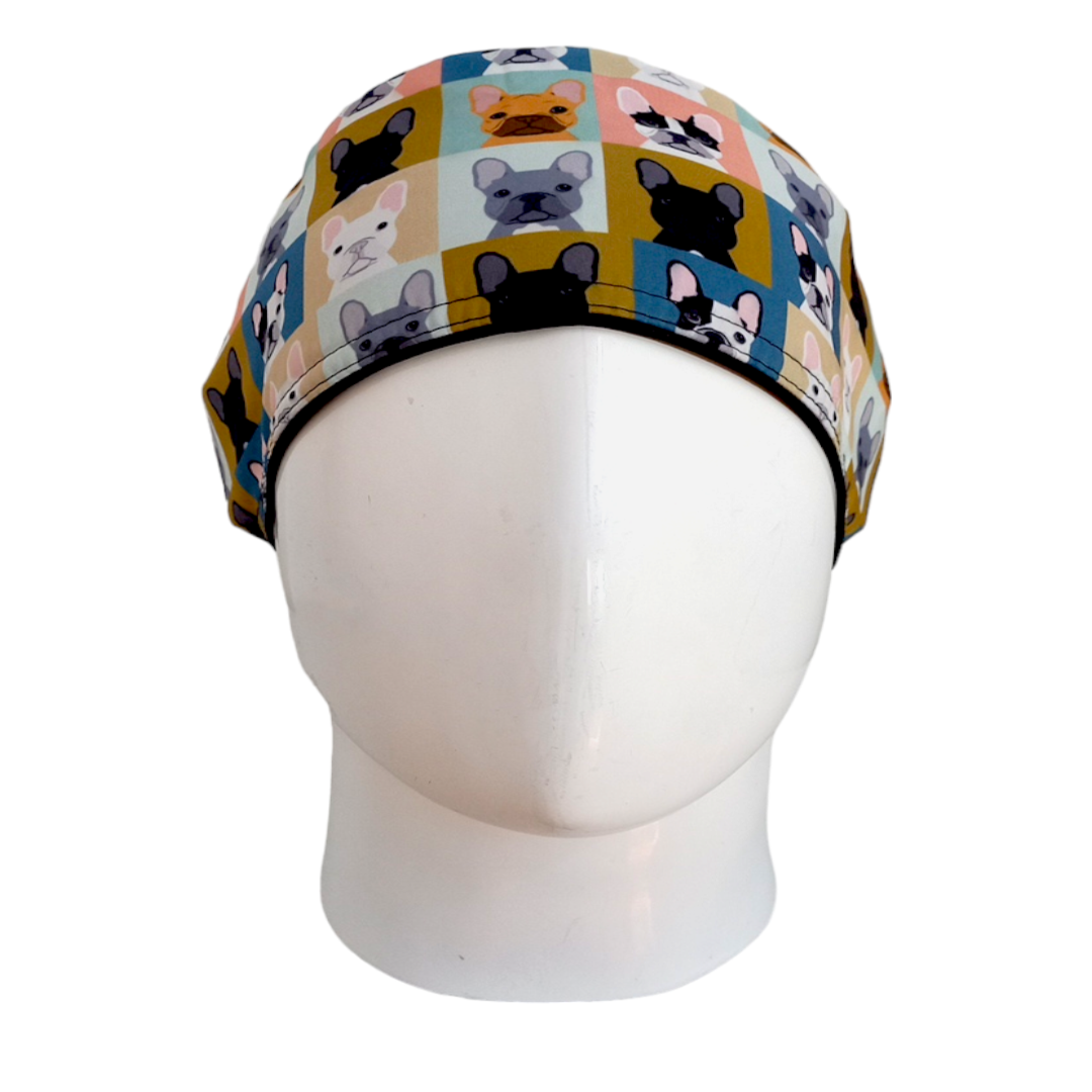 Gorro Quirúrgico Mujer y Portacarnet Perritos - gorro antifluido para mujer Doctools - foto 3