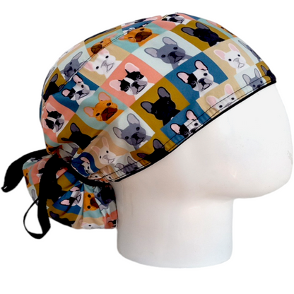 Gorro Quirúrgico Mujer y Portacarnet Perritos - gorro antifluido para mujer Doctools - foto 2