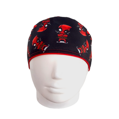 Gorro Quirúrgico Mujer y Portacarnet Deadpool - gorro antifluido para mujer Doctools - foto 3