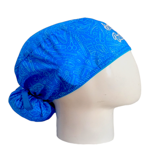 Gorro Quirúrgico Mujer y Portacarnet Surgery Cirugía - gorro antifluido para mujer Doctools - foto 2
