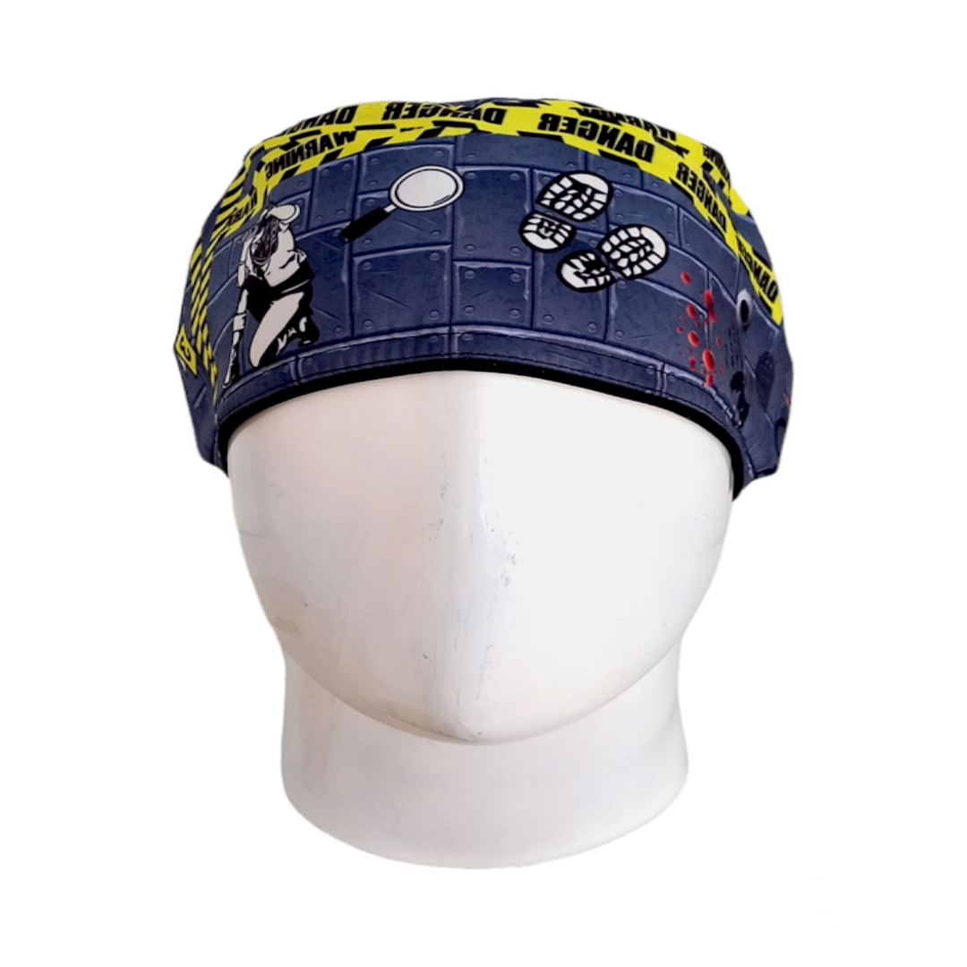 Gorro Quirúrgico Mujer y Portacarnet Criminalística Gris - gorro antifluido para mujer Doctools - foto 3