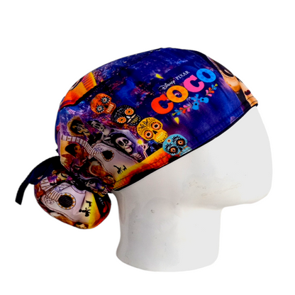 Gorro Quirúrgico Mujer y Portacarnet Coco Pixar - gorro antifluido para mujer Doctools - foto 2
