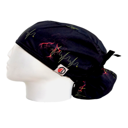 Gorro Quirúrgico Mujer y Portacarnet Cardiología - gorro antifluido para mujer Doctools - foto 1