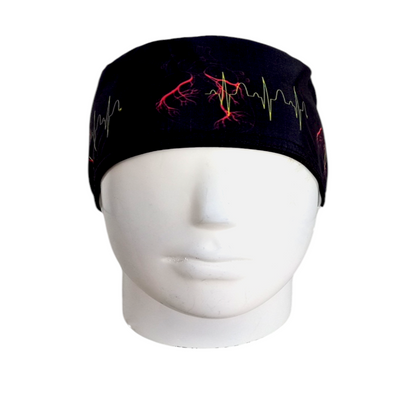 Gorro Quirúrgico Mujer y Portacarnet Cardiología - gorro antifluido para mujer Doctools - foto 3