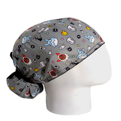 Gorro Quirúrgico Mujer y Portacarnet Studio Ghibli - gorro antifluido para mujer Doctools - foto 2