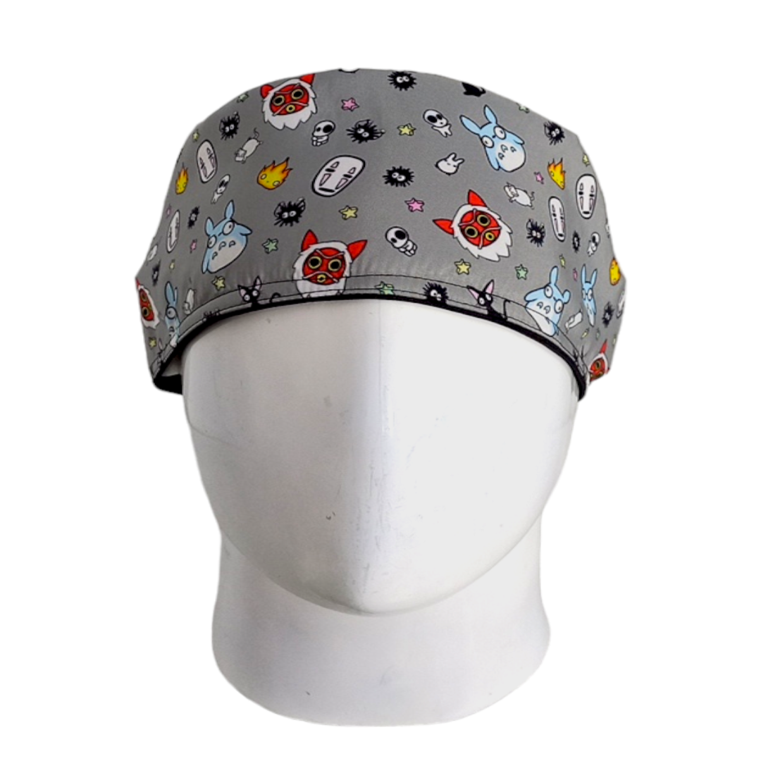 Gorro Quirúrgico Mujer y Portacarnet Studio Ghibli - gorro antifluido para mujer Doctools - foto 3