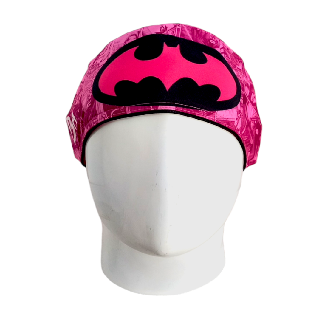 Gorro Quirúrgico Mujer y Portacarnet Batgirl Fucsia - gorro antifluido para mujer Doctools - foto 3
