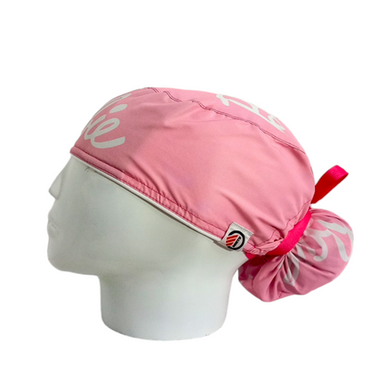 Gorro Quirúrgico Mujer y Portacarnet Barbie Rosa Clásico - gorro antifluido para mujer Doctools - foto 1