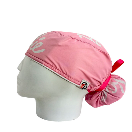 Gorro Quirúrgico Mujer y Portacarnet Barbie Rosa Clásico - gorro antifluido para mujer Doctools - foto 1