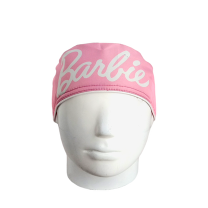 Gorro Quirúrgico Mujer y Portacarnet Barbie Rosa Clásico - gorro antifluido para mujer Doctools - foto 3