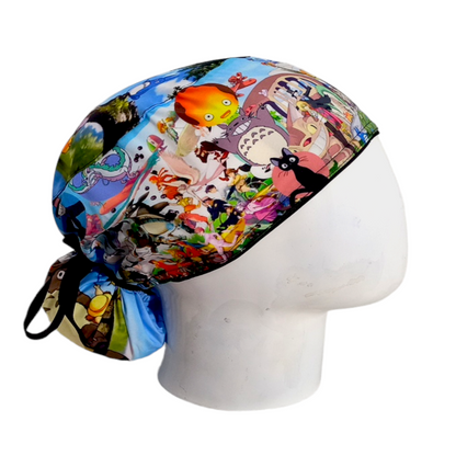 Gorro Quirúrgico Mujer y Portacarnet Studio Ghibli - gorro antifluido para mujer Doctools - foto 2