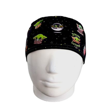 Gorro Quirúrgico Mujer y Portacarnet Baby Yoda - gorro antifluido para mujer Doctools - foto 3