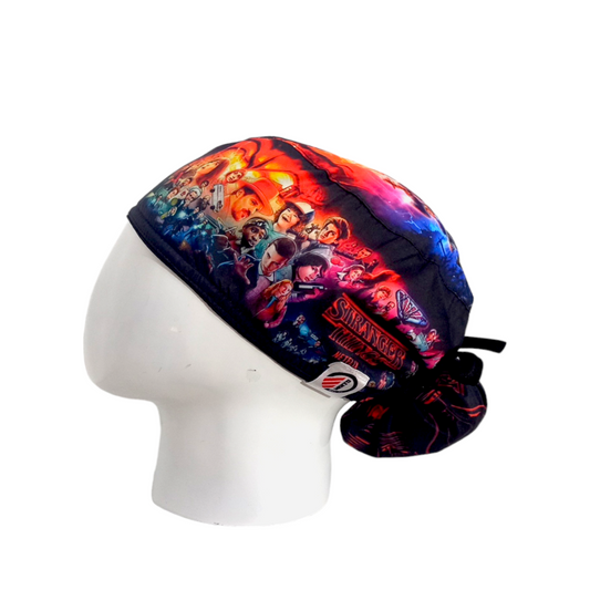 Gorro Quirúrgico Mujer y Portacarnet Stranger Things 2 - gorro antifluido para mujer Doctools - foto 1