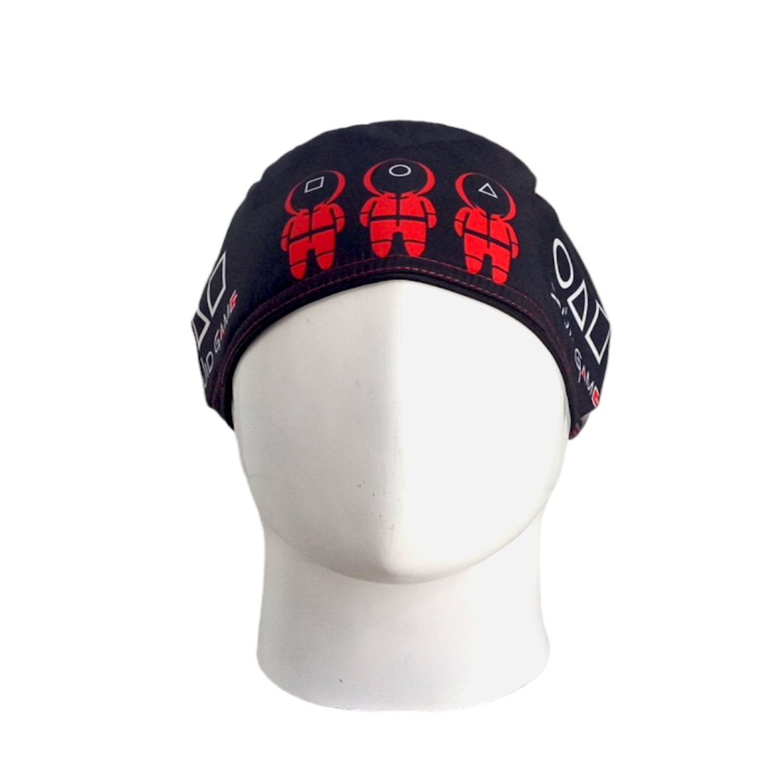 Gorro Quirúrgico Mujer y Portacarnet Squid Game - gorro antifluido para mujer Doctools - foto 3