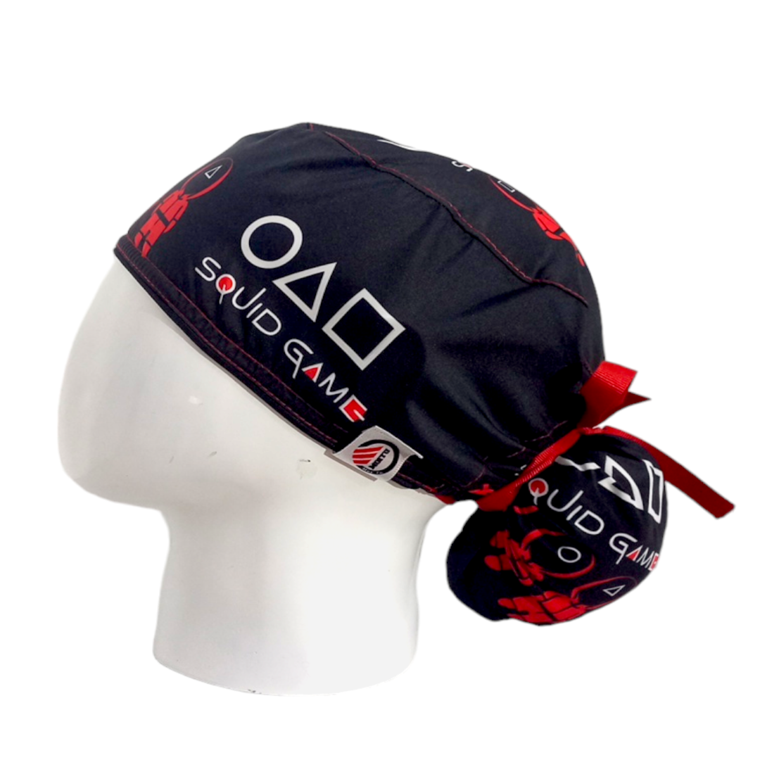 Gorro Quirúrgico Mujer y Portacarnet Squid Game - gorro antifluido para mujer Doctools - foto 1