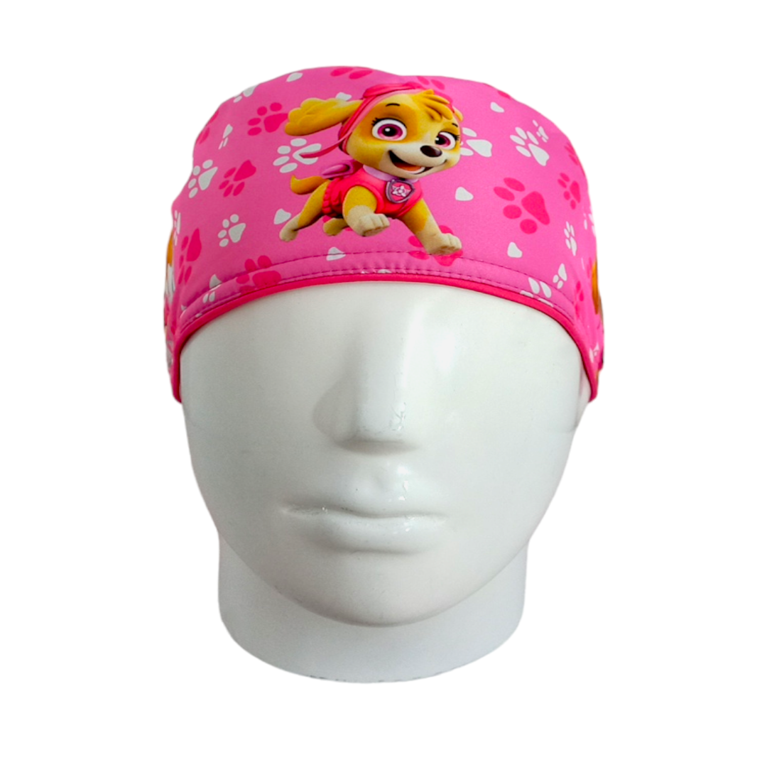 Gorro Quirúrgico Mujer y Portacarnet Sky Rosado Paw Patrol - gorro antifluido para mujer Doctools - foto 3
