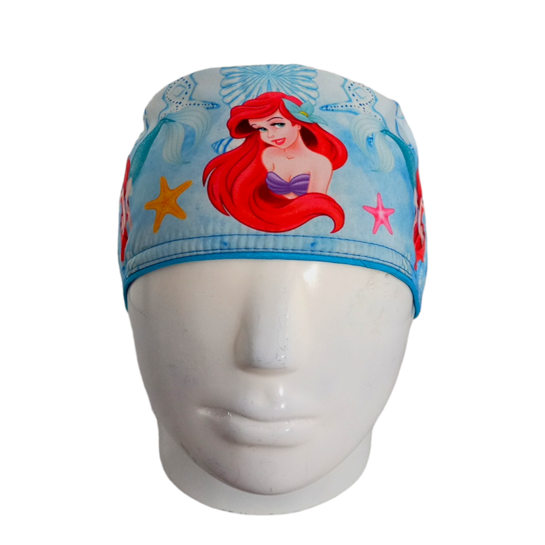 Gorro Quirúrgico Mujer y Portacarnet Sirena Azul - gorro antifluido para mujer Doctools - foto 3