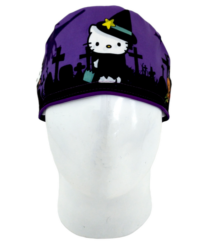 Gorro Quirúrgico Mujer y Portacarnet Hello Kitty Halloween - gorro antifluido para mujer Doctools - foto 3