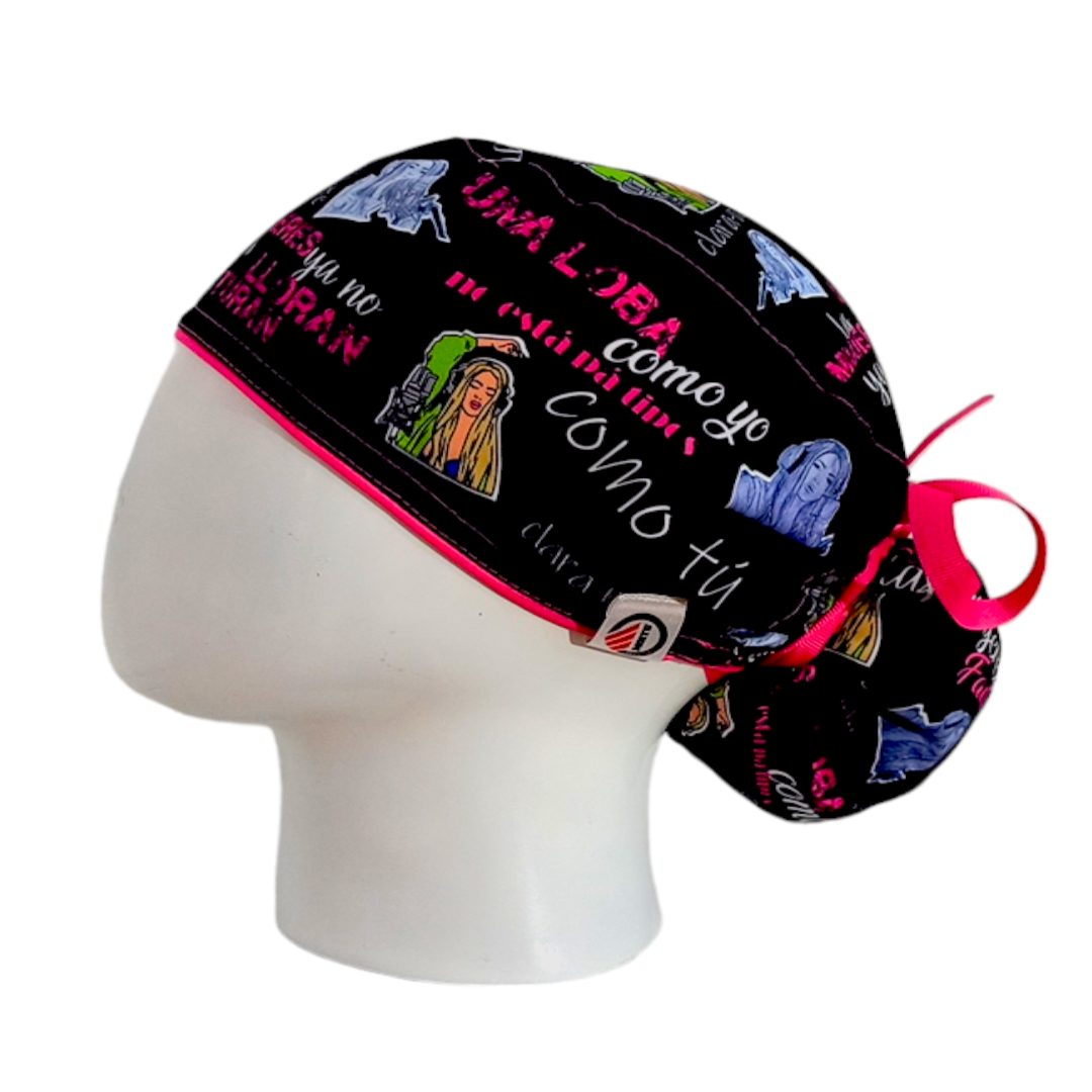 Gorro Quirúrgico Mujer y Portacarnet Shakira - gorro antifluido para mujer Doctools - foto 1