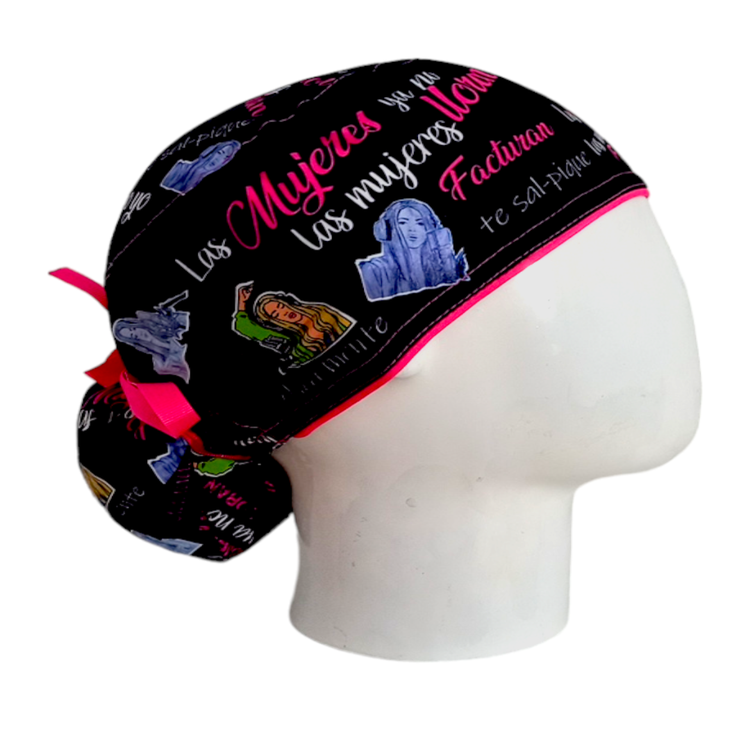 Gorro Quirúrgico Mujer y Portacarnet Shakira - gorro antifluido para mujer Doctools - foto 2