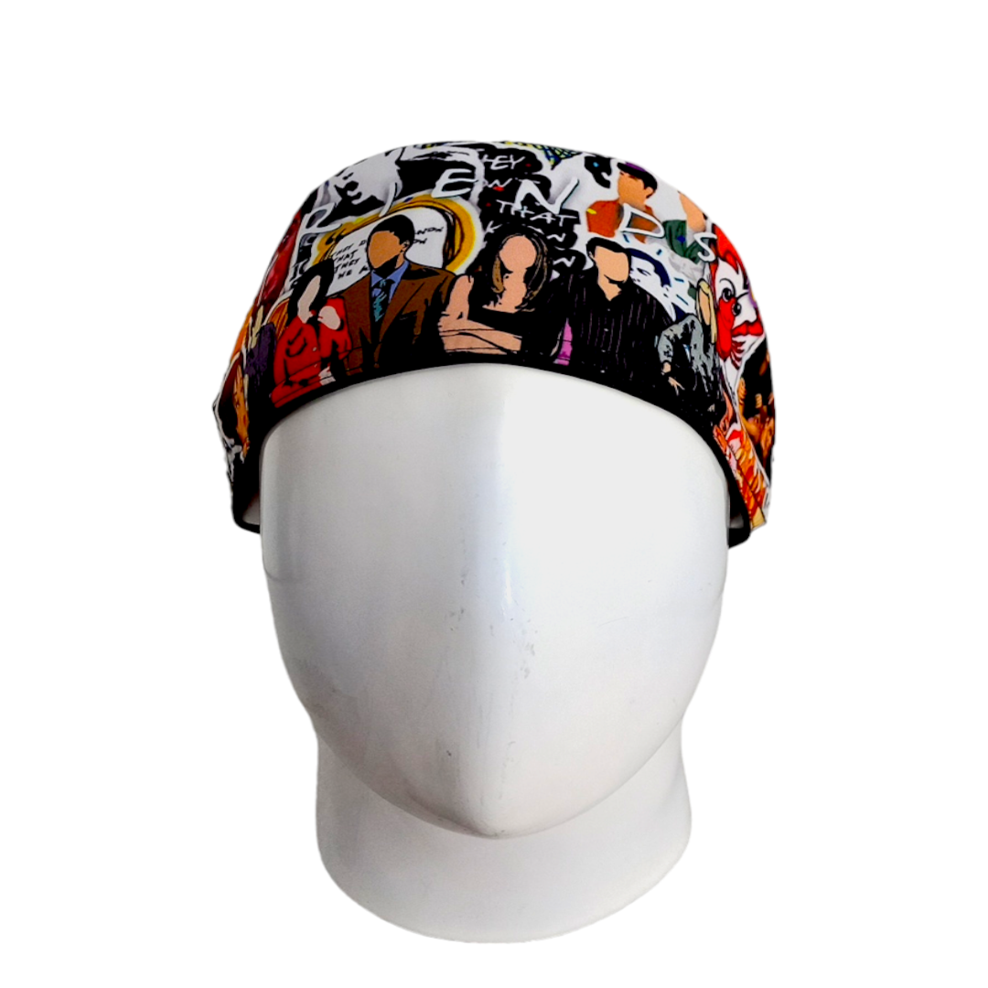 Gorro Quirúrgico Mujer y Portacarnet Friends - gorro antifluido para mujer Doctools - foto 3
