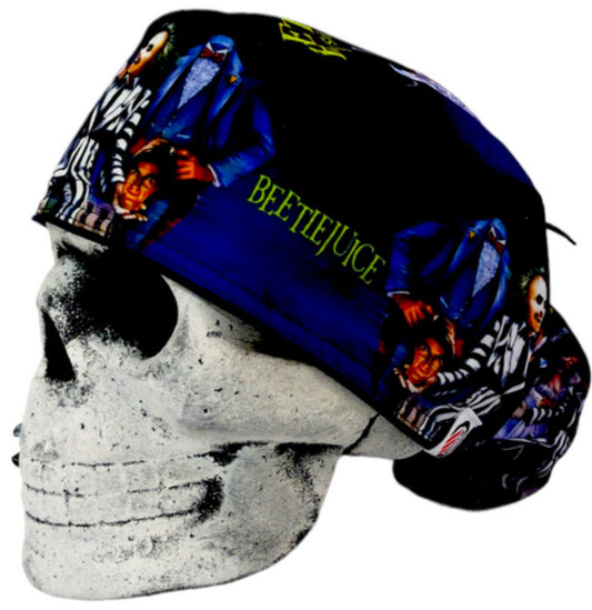 Gorro Quirúrgico Mujer y Portacarnet Beetlejuice La Película - gorro antifluido para mujer Doctools - foto 1