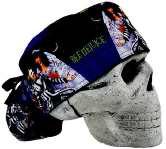 Gorro Quirúrgico Mujer y Portacarnet Beetlejuice La Película - gorro antifluido para mujer Doctools - foto 2