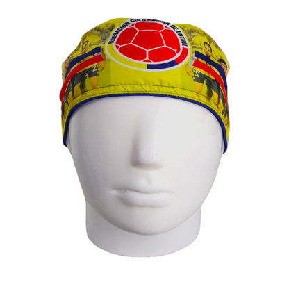 Gorro Quirúrgico Mujer y Portacarnet Selección Colombia - gorro antifluido para mujer Doctools - foto 3