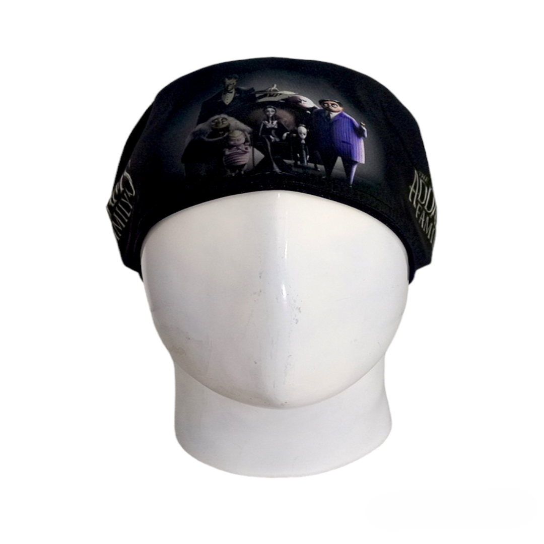 Gorro Quirúrgico Mujer y Portacarnet Familia Addams - gorro antifluido para mujer Doctools - foto 3