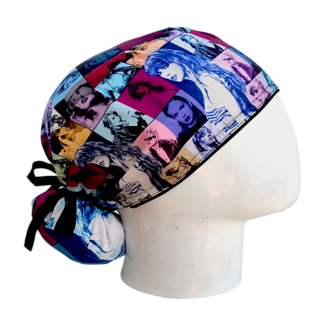 Gorro Quirúrgico Mujer y Portacarnet Taylor Swift - gorro antifluido para mujer Doctools - foto 2