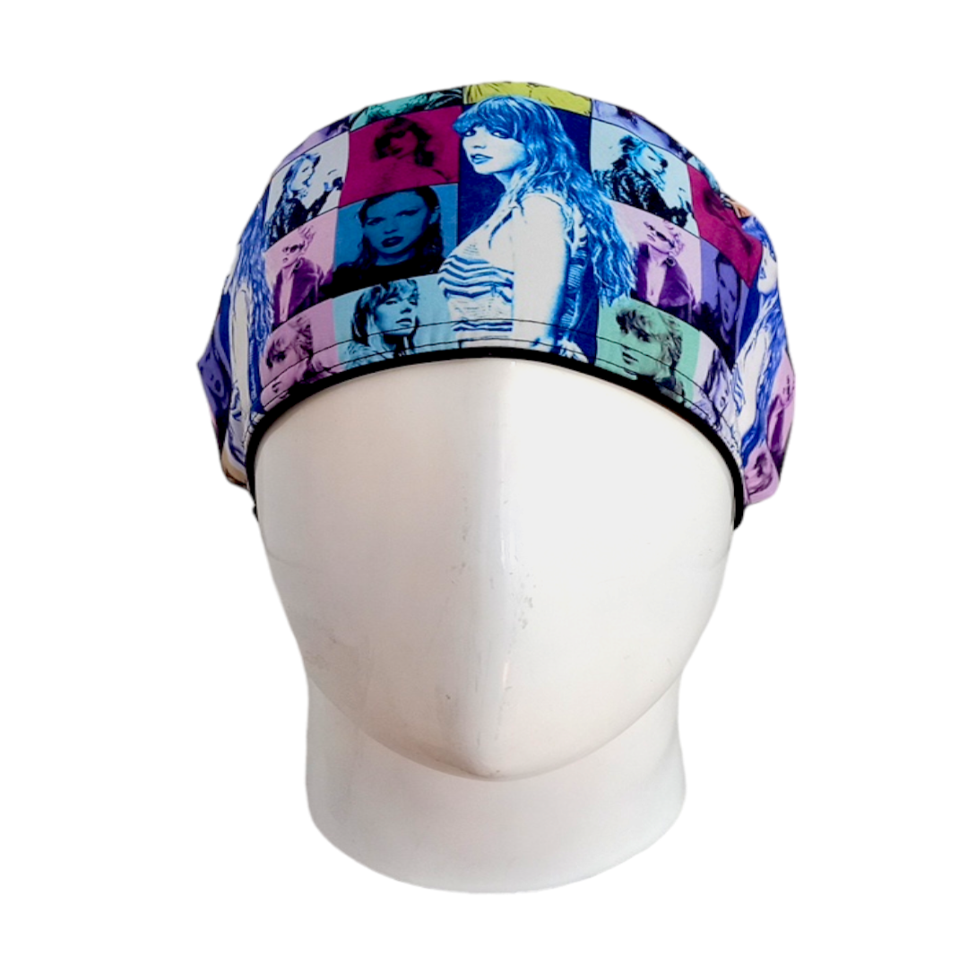 Gorro Quirúrgico Mujer y Portacarnet Taylor Swift - gorro antifluido para mujer Doctools - foto 3