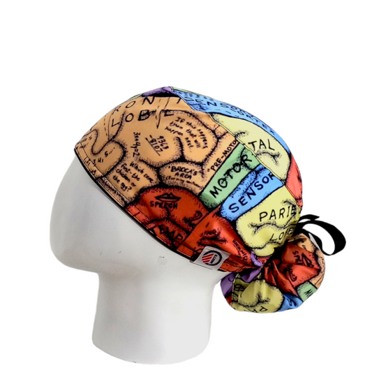 Gorro Quirúrgico Mujer y Portacarnet Cerebelo - gorro antifluido para mujer Doctools - foto 1