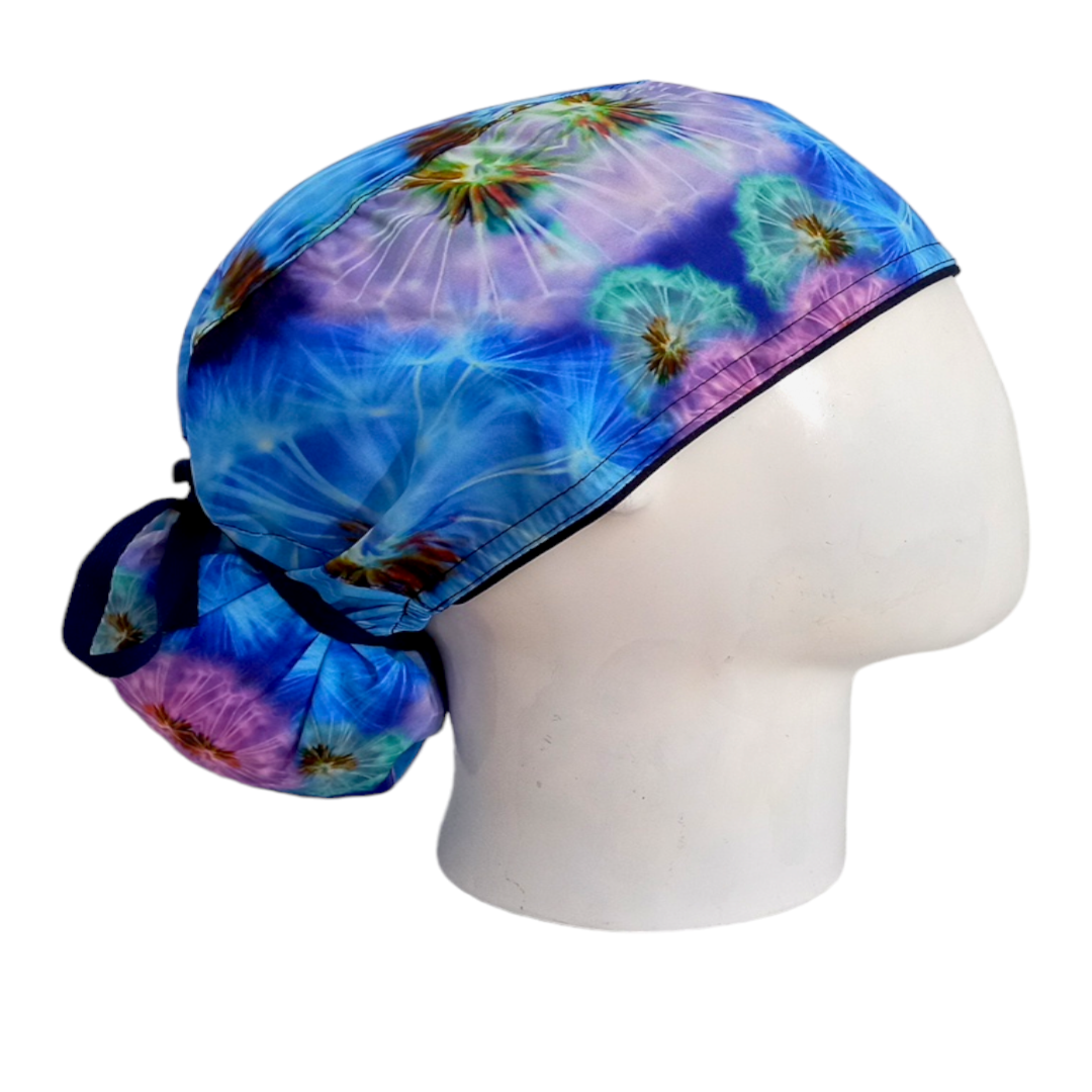 Gorro Quirúrgico Mujer y Portacarnet Diente de León - gorro antifluido para mujer Doctools - foto 2