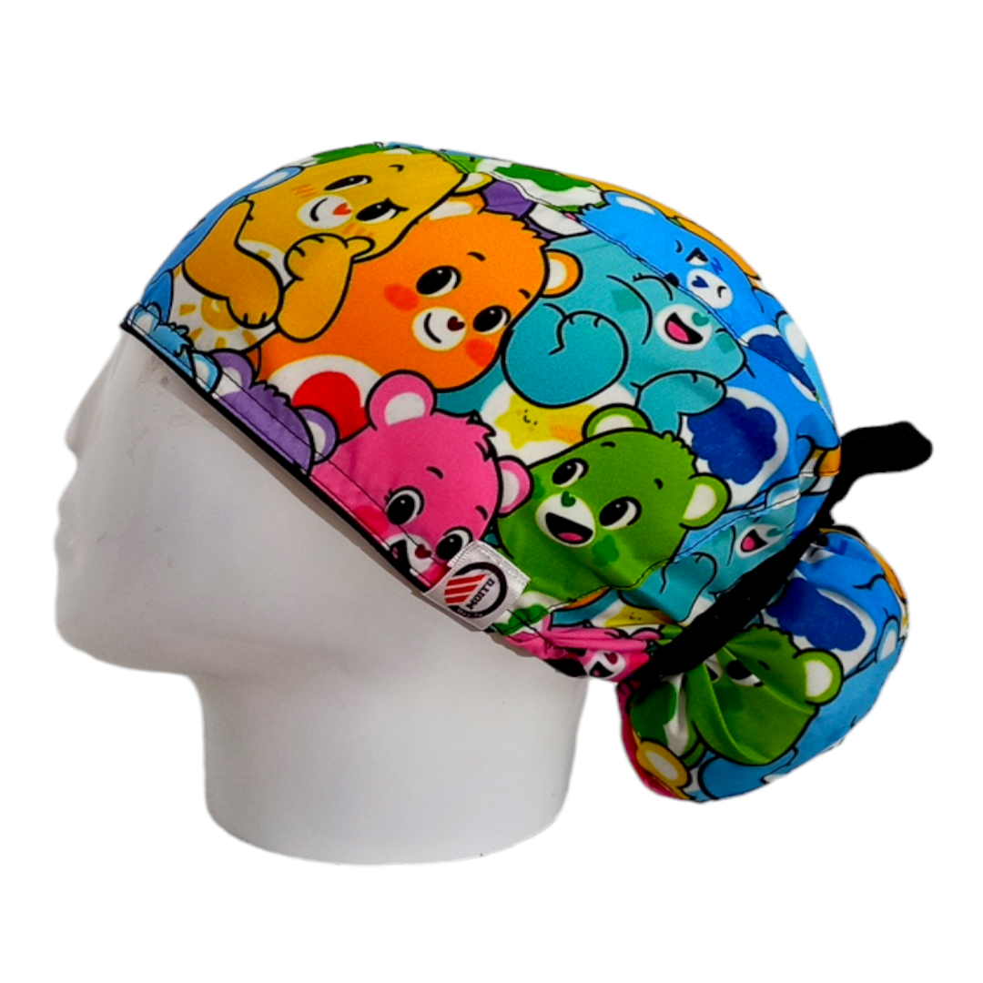 Gorro Quirúrgico Mujer y Portacarnet Ositos Cariñositos - gorro antifluido para mujer Doctools - foto 1