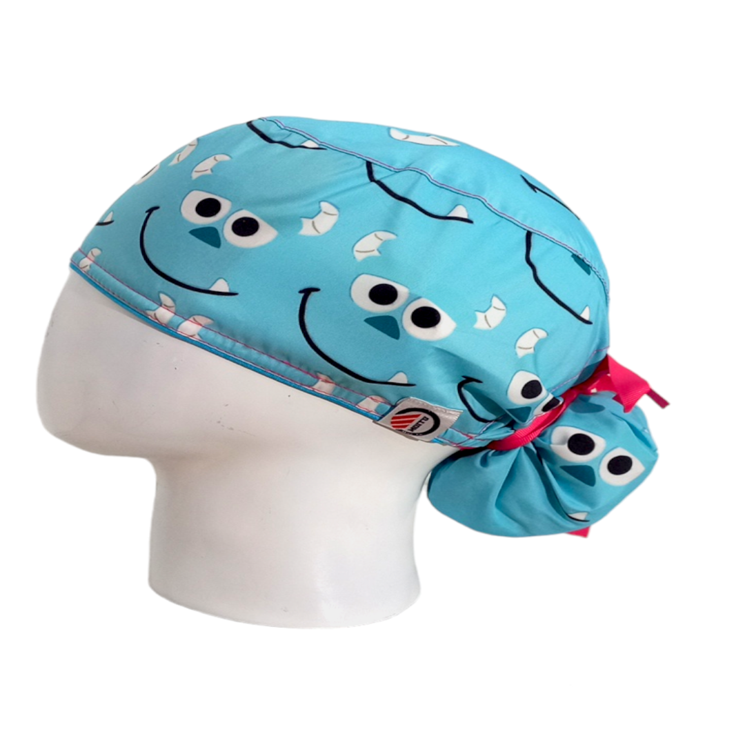 Gorro Quirúrgico Mujer y Portacarnet Sullivan Monsters Inc - gorro antifluido para mujer Doctools - foto 1