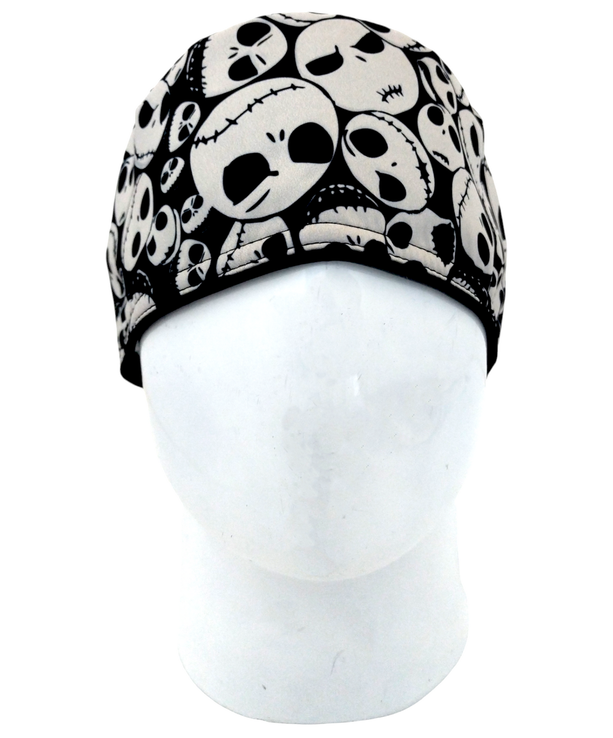Gorro Quirúrgico Mujer y Portacarnet Jack Negro Halloween - gorro antifluido para mujer Doctools - foto 3